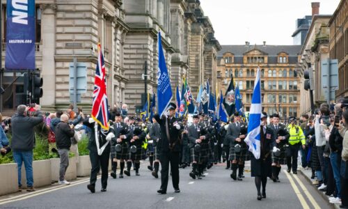 Parade photo from George Square, Glasgow